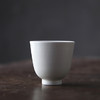 「景德镇全手工禅寂日式官帽茶壶茶杯」素雅白陶志野釉球孔陶瓷茶壶 主人杯 公道杯 商品缩略图7