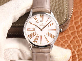 WWF欧mi茄碟飞系列，正品开模保证所有细节复原正品，所有配件%100与正品通用，美洲鳄鱼皮带，瑞士原装机芯，施华诺钻石，女士腕表，皮表带，石英机芯，密底。