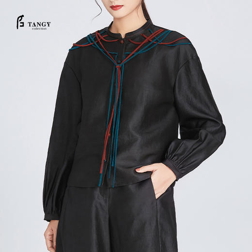 TANGY Collection天意真丝莨绸衬衫 商品图3