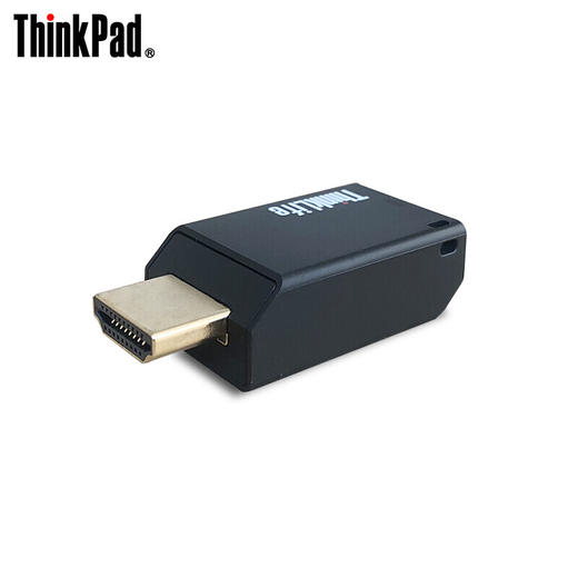 联想ThinkLife thinkpad HDMI转VGA转换器 投影仪转接头电视机转换器 商品图0