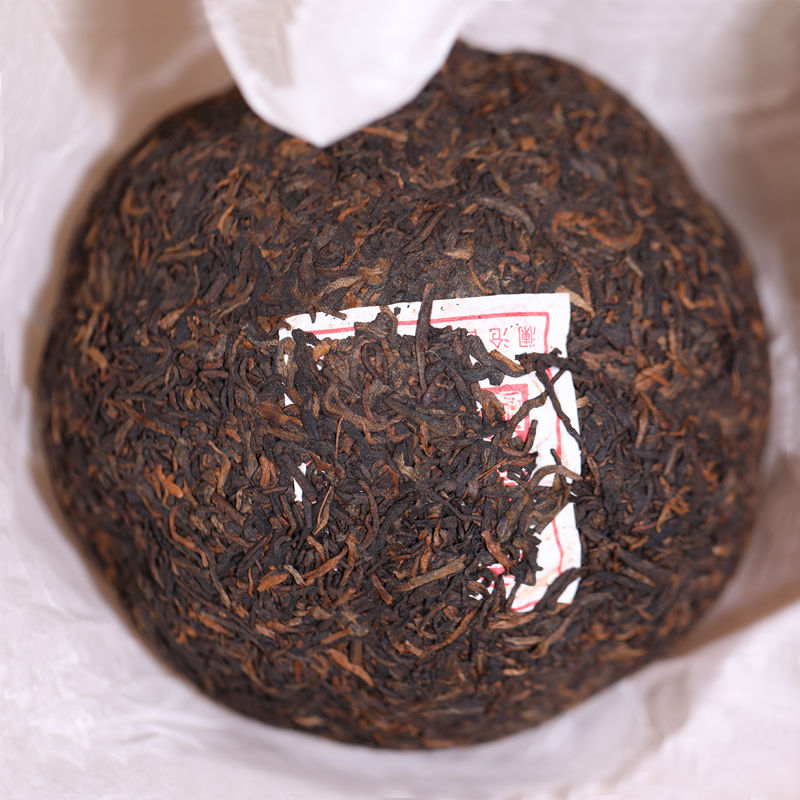 第九代0085澜沧古茶2018年0085金瓜景迈古树普洱熟茶500g