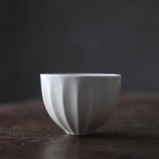 「景德镇全手工禅寂日式官帽茶壶茶杯」素雅白陶志野釉球孔陶瓷茶壶 主人杯 公道杯 商品图10