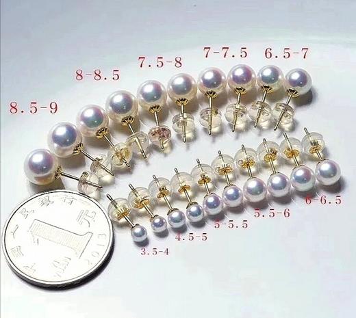 天然海水akoya基本款珍珠耳钉 商品图2