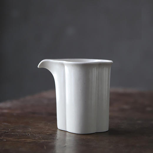 「景德镇全手工禅寂日式官帽茶壶茶杯」素雅白陶志野釉球孔陶瓷茶壶 主人杯 公道杯 商品图13