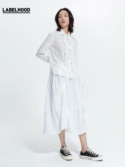 Deplumer 湖边边 设计感复古宫廷风烧花衬衫 CY2019121 商品图1