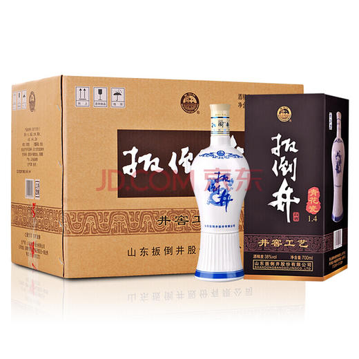 【推荐】（清仓）扳倒井 38度青花瓷700ml*6 白酒整箱 商品图0