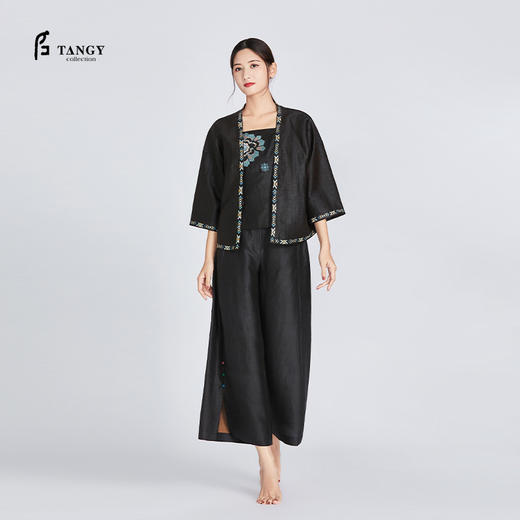 TANGY Collection天意莨绸大脚裤 商品图1