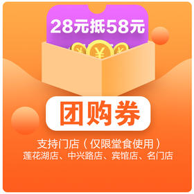 团购券（28元抵58元）