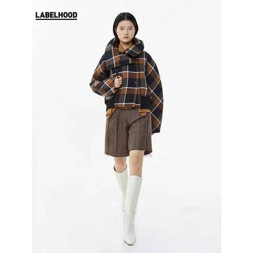 FFIXXED STUDIOS 直身款双排扣罗纹下摆短夹克外套女AW19-WJ03 商品图0