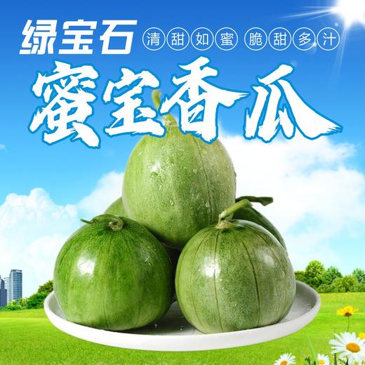 绿宝石蜜宝香瓜约3斤 商品图1