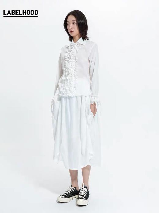 Deplumer 湖边边 设计感复古宫廷风烧花衬衫 CY2019121 商品图2