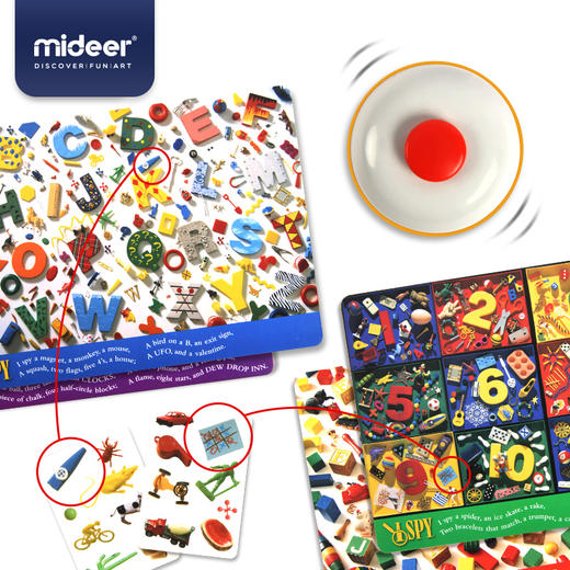 mideer弥鹿桌游儿童鹰眼桌游培养专注力玩具5岁 商品图1