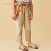 littletime童装2020秋季新品女童裤子外穿纯色儿童百搭日系长裤 商品缩略图1