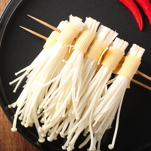 豆皮金针菇串 5串 商品图2