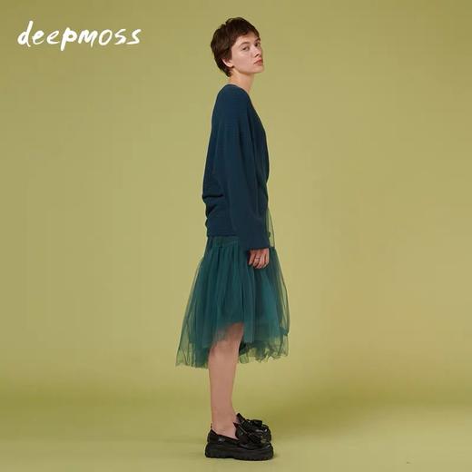 deepmoss简约不规则网纱裙半身裙女多色可选 dm19awSK10S1 商品图0