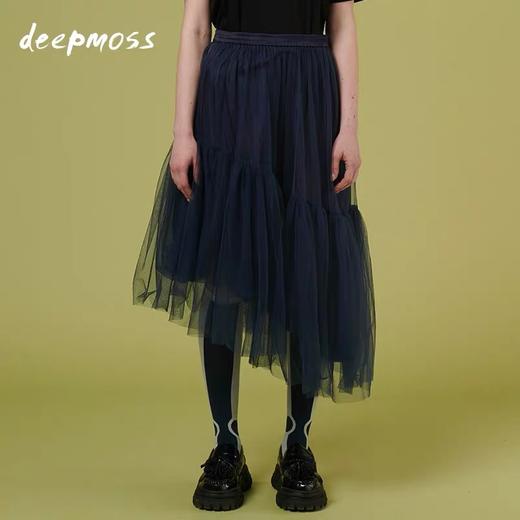 deepmoss简约不规则网纱裙半身裙女多色可选 dm19awSK10S1 商品图4