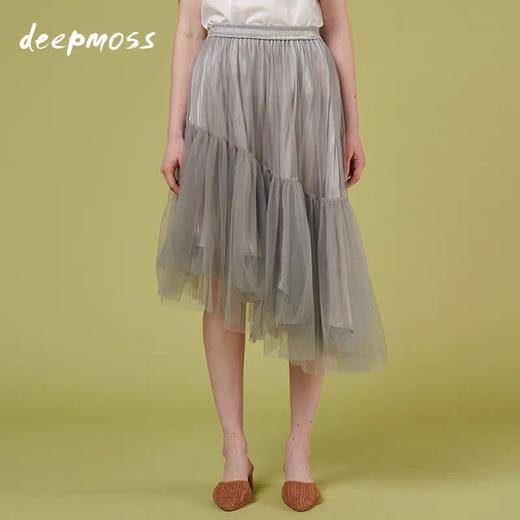 deepmoss简约不规则网纱裙半身裙女多色可选 dm19awSK10S1 商品图3