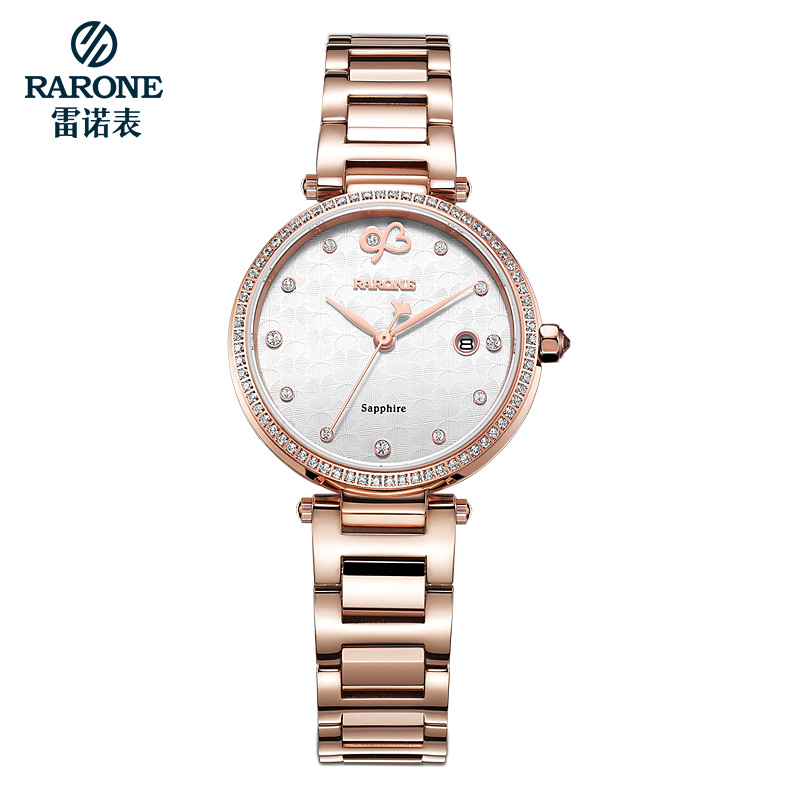 雷诺正品手表女简约小巧女表石英表小表盘时装表商场同款8320218