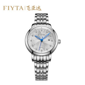 飞亚达(FIYTA)手表LA802007.WWW白色 女机械表 Charming系列机械表女士腕表