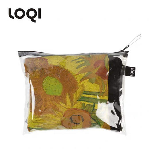 德国LOQI博物馆系列单肩斜跨包轻便旅行袋手提行李健身梵高向日葵#此商品参加第十一届北京惠民文化消费季 商品图1