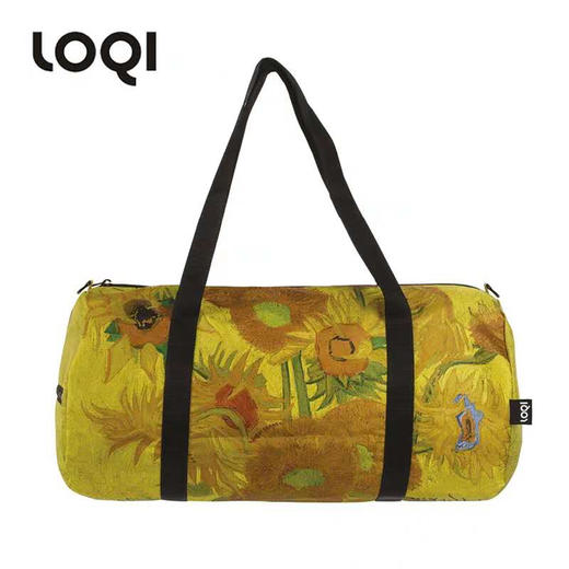 德国LOQI博物馆系列单肩斜跨包轻便旅行袋手提行李健身梵高向日葵#此商品参加第十一届北京惠民文化消费季 商品图0
