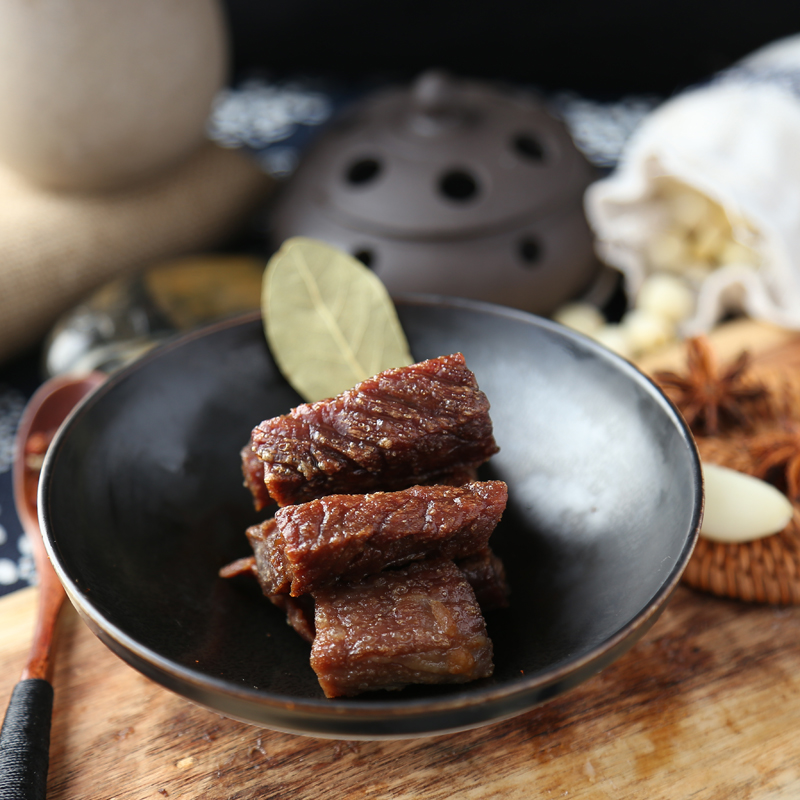 4盒更划算【呼伦贝尔风干牛肉干】 纯正牛肉干 一丝一丝超级好吃