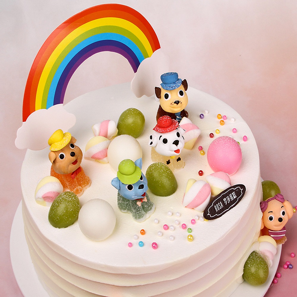 【罗莎彩虹乐园】8寸生日蛋糕