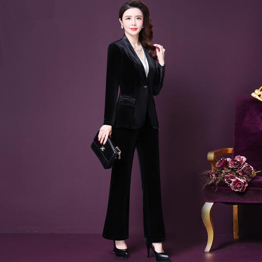 WXY-20607新款女人味显瘦两件套裤 商品图1