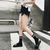 JYS-夏装胖妹妹mm流苏时髦减龄显瘦短款牛仔裤 商品缩略图3