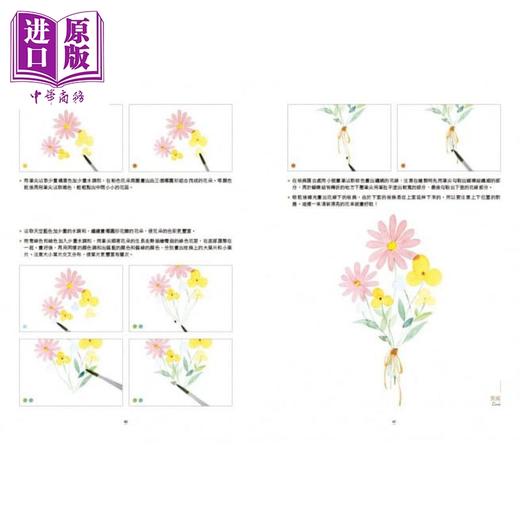 【中商原版】每天一小画，不打草稿画出清新水彩风 港台原版 飞乐鸟工作室 碁峰资讯 绘画 水彩技法 商品图4