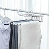 淘居欢 多层裤架 不锈钢裤夹裤挂家用伸缩收纳架衣柜裤子架晾裤架 商品缩略图2