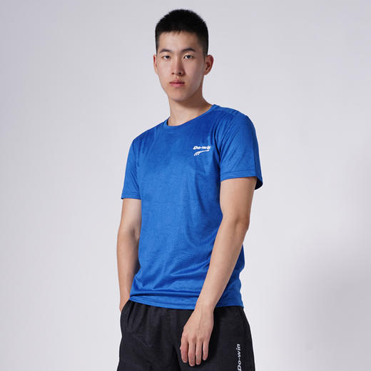 多威运动T恤男2019年新款征途吸汗速干男士短袖跑步圆领衫366601 商品图0