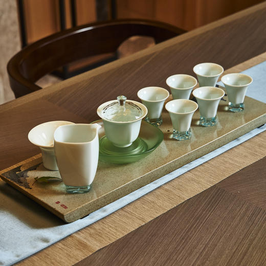 KANPURA 梦化青烟晶瓷茶具 高级套装 商品图3