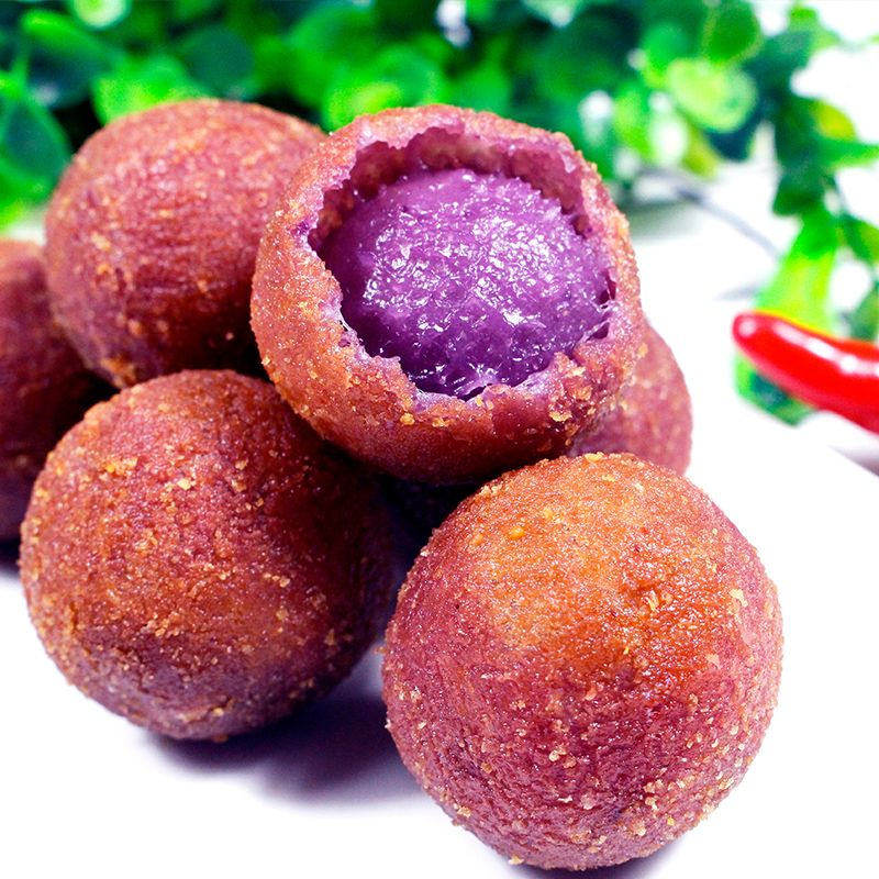 千味央厨紫薯豌豆球24g(186个/280g*16袋/箱)