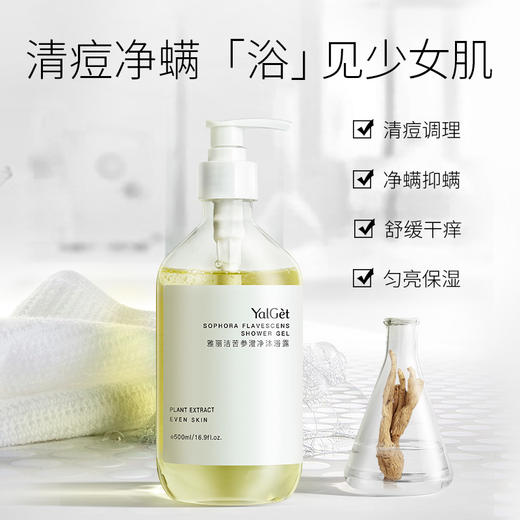 【第2瓶半价】雅丽洁苦参澄净沐浴露     天然植粹精华，净痘抑螨 商品图0