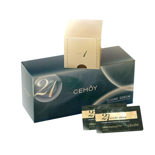 【海外直邮】CEMOY 21天早安精华/极光晚安精华 21片 商品图1