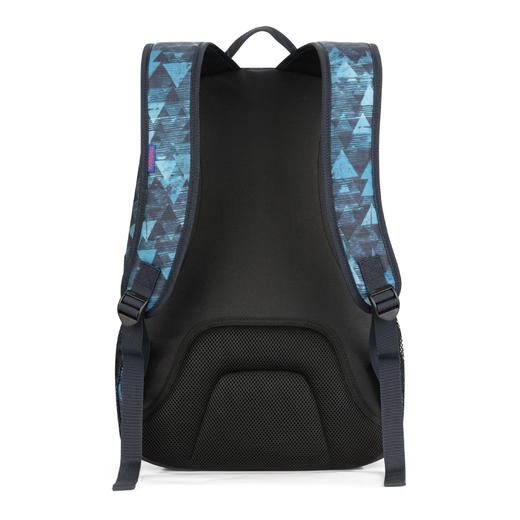 【美旅】背包 书包 双肩包 轻便耐磨 大容量 时尚印花 黑色 胸扣 舒适背负 多隔层口袋 BJ4 商品图3