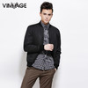 VIMAGE纬漫纪欧洲站春装休闲男装棒球领男士修身夹克外套V03031001 商品缩略图0
