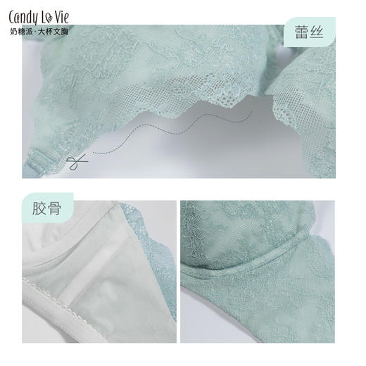 【旧款已下架详情页跳转新品】奶糖派大罩杯低鸡心适合3-5型半球蜜桃木瓜 商品图2
