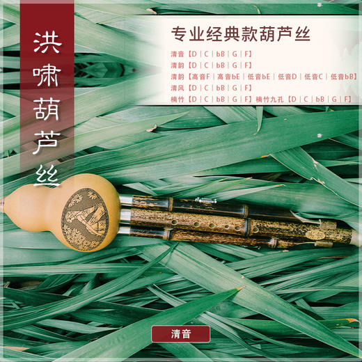 葫芦丝 经典款清音 商品图0