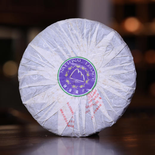 澜沧古茶2007年001大饼景迈山古树春茶普洱干仓老生茶357g 商品图1