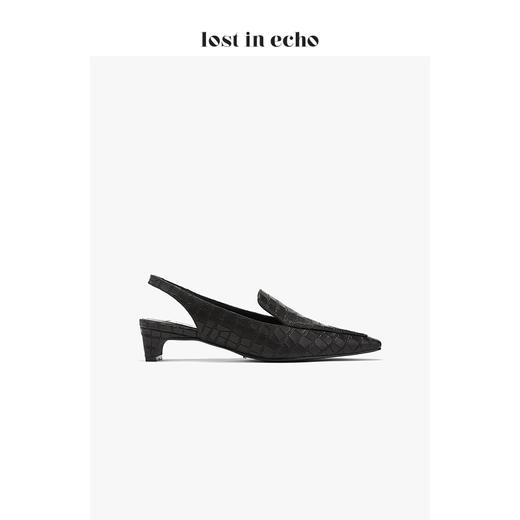 lost in echo * YOEYYOU 设计师女鞋 小方头后袢带单鞋 商品图2