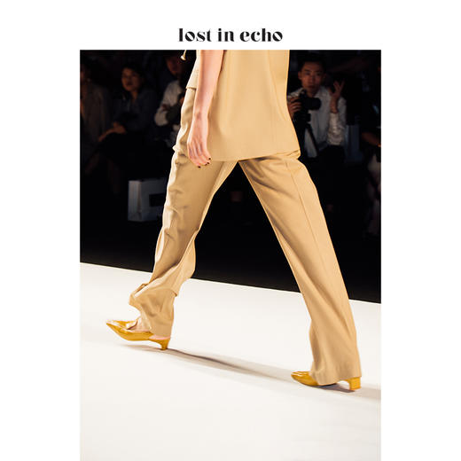 lost in echo * YOEYYOU 设计师女鞋 小方头后袢带单鞋 商品图0