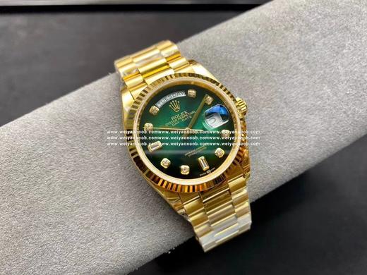 N Factory最新力作V2升级版 劳力士Rolex星期日志型36终极版 搭载原版3255自动机械机芯128238系列腕表，36毫米直径，研发耗时16个月！原版1比1开模。重点升级了以下几个要点： 商品图2