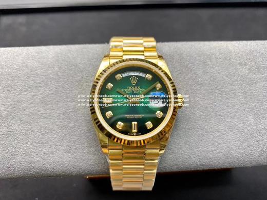 N Factory最新力作V2升级版 劳力士Rolex星期日志型36终极版 搭载原版3255自动机械机芯128238系列腕表，36毫米直径，研发耗时16个月！原版1比1开模。重点升级了以下几个要点： 商品图3