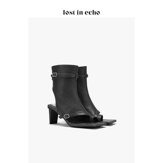lost in echo * YOEYYOU 设计师女鞋 分趾及踝方头凉靴 商品图0