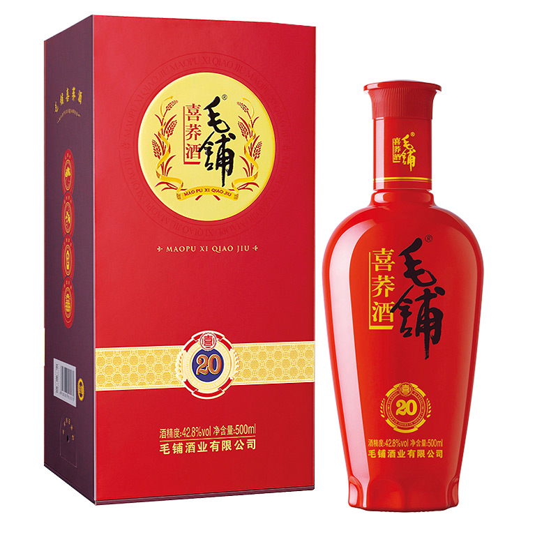 428度毛铺喜荞酒喜20500ml6整箱装