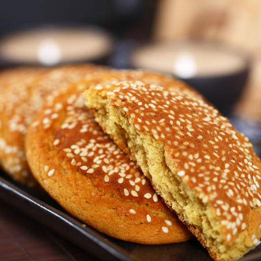 【清高食坊】荣欣堂 太谷饼 传统糕点心美食零食小吃早餐 原味 2100g 商品图1