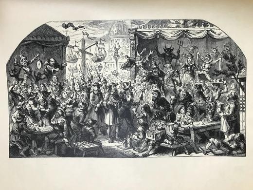 限量签名 罕见克鲁克香克25幅木版画插图 1903年 班扬《天路历程》 漆布精装16开 商品图14