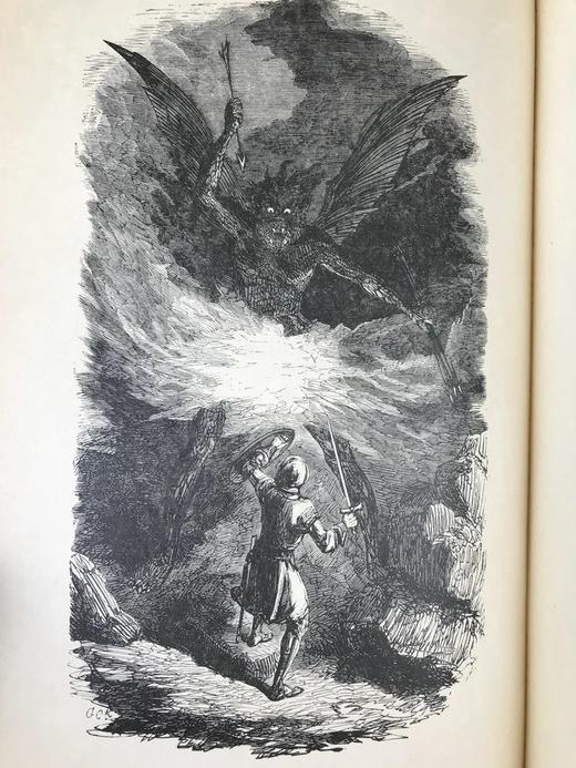 限量签名 罕见克鲁克香克25幅木版画插图 1903年 班扬《天路历程》 漆布精装16开 商品图6